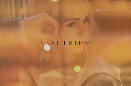 美容室beautriumのホームページ